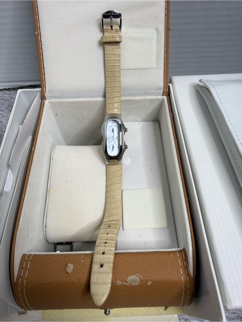 Philip Stein Signature Mini Dual Time / Teslar watch